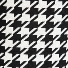 DKD Home Decor Puf Poliester 45 x 45 x 45 cm 100 % bombaž Houndstooth