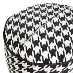 DKD Home Decor Puf Poliester 45 x 45 x 45 cm 100 % bombaž Houndstooth