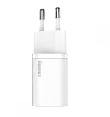 BASEUS polnilnik za Apple iPhone naprave, lightning kabel, bel