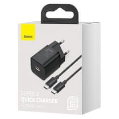 BASEUS Super Si Quick Charger 25W s kablom USB-C za USB-C 1m