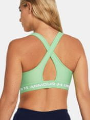 Under Armour Nedrček Crossback Mid Bra-GRN XS