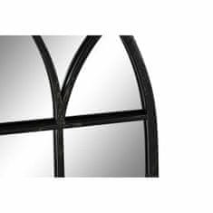 NEW Stensko ogledalo DKD Home Decor Črna Kovina Okno 36 x 2 x 65 cm (65 Kosi)