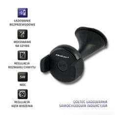 Qoltec qoltec indukcijski avtomobilski polnilnik žičnih povezav 5v | 5w | 1a | micro usb