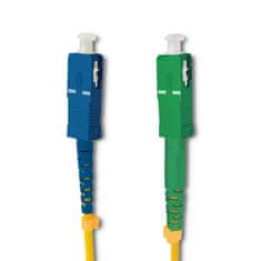 Qoltec qoltec patchcord optično vlakno sc/apc - sc/upc | singlemode | 9/125 | g652d | simplex | 0,5m