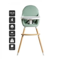 BabyGO jedilni stol Scandi Green