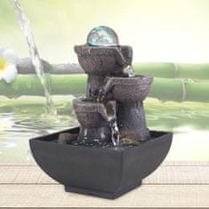 Northix Vodna fontana Zen z dvojnim slapom 