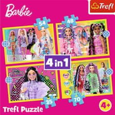 Trefl Puzzle Merry World Barbie 4 v 1 (35,48,54,70 kosov)