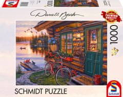 Schmidt Puzzle Koča ob jezeru 1000 kosov