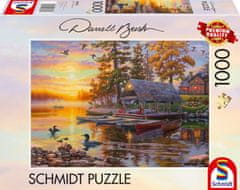 Schmidt Puzzle Ladjedelnica s kanuji 1000 kosov