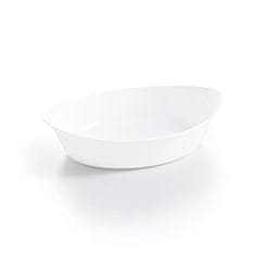 NEW Pekač Luminarc Smart Cuisine Ovalne Bela Steklo (25 x 15 cm)