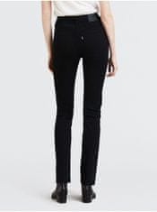 Levis Ženska 724 High Rise Straight Night Jeans Črna 25/32