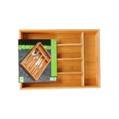 NEW Organizator jedilnega pribora 5five Les Bambus (34 x 25 x 4,5 cm)