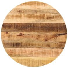 shumee Mizna plošča Ø 90x2,5 cm okrogla trden robusten mangov les