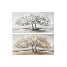 DKD Home Decor Slikarstvo DKD Home Decor Tree Traditional 120 x 3 x 60 cm (2 enoti)