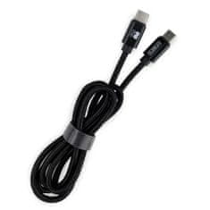 Miramarket Stenski Polnilec + Kabel USB A v USB C Subblim CARGADOR ULTRA RAPIDO 2xUSB DE PARED PD18W+2.4A + Cable C to C Negro