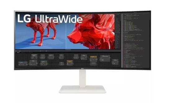 LG 38WR85QC-W monitor, 96,5 cm (38), IPS, WQHD+, ukrivljen