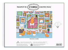 Galison Corgi Museum Puzzle 1000 kosov