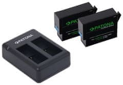 PATONA polnilec za dvojno baterijo GoPro Hero 9/Hero 10/Hero 11/Hero 12/ 2x 1730 mAh