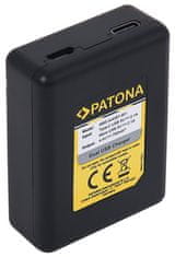 PATONA polnilec za dvojno baterijo GoPro Hero 9/Hero 10/Hero 11/Hero 12/ 2x 1730 mAh