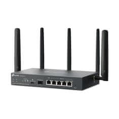 TP-Link Usmerjevalnik ER706W-4G VPN WiFi 6, LTE/4G, 1x GWAN + 4x GWAN/LAN + 1x GWAN/LAN SFP, USB, omogočeno SDN