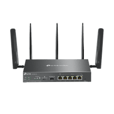 TP-Link Usmerjevalnik ER706W-4G VPN WiFi 6, LTE/4G, 1x GWAN + 4x GWAN/LAN + 1x GWAN/LAN SFP, USB, omogočeno SDN