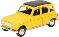 Welly Reverzibilen avto Renault 4 rumena