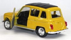 Welly Reverzibilen avto Renault 4 rumena