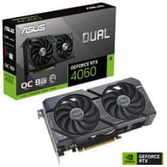 ASUS Grafična kartica nVidia RTX4060 DUAL - 8GB GDDR6 (90YV0JC0-M0NA00)