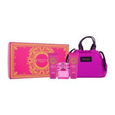 Versace Bright Crystal Absolu Set parfumska vodica 90 ml + mleko za telo 100 ml + gel za prhanje 100 ml + kozmetična torbica za ženske