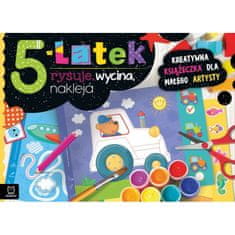 Aksjomat 5-letnik riše izrezane nalepke