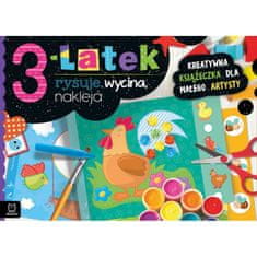 Aksjomat 3-letnik riše nalepke z izrezki