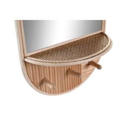 Miramarket Stensko ogledalo DKD Home Decor Kristal Naraven Bor Les MDF (27,5 x 11,5 x 46 cm)