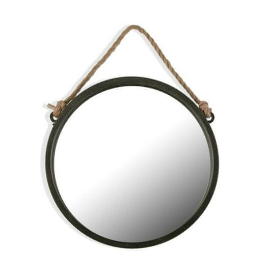 BigBuy Stensko ogledalo Versa Colgan Wood Mirror 3,5 x 35 x 35 cm