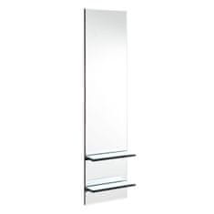 BigBuy Stensko ogledalo 30 x 11 x 120 cm Crystal Silver DMF