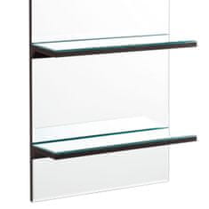 BigBuy Stensko ogledalo 30 x 11 x 120 cm Crystal Silver DMF