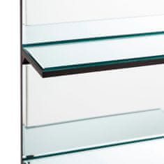 BigBuy Stensko ogledalo 30 x 11 x 120 cm Crystal Silver DMF