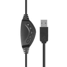 Marvo HG9022 7.1 (virtually) LED USB črne Gaming naglavne slušalke