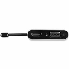 NEW Adapter USB C v VGA/HDMI Startech CDP2HDVGA Črna