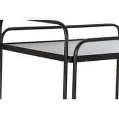 NEW Mobilier tip Chelneriță DKD Home Decor Črna Kovina Kristal 60,5 x 40,5 x 75,5 cm