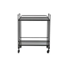 NEW Mobilier tip Chelneriță DKD Home Decor Črna Kovina Kristal 60,5 x 40,5 x 75,5 cm