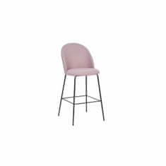 BigBuy Stolček DKD Home Decor Pink Polyester Metal (55 x 50 x 110 cm)