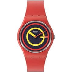 Swatch Concentric Red SO28R702