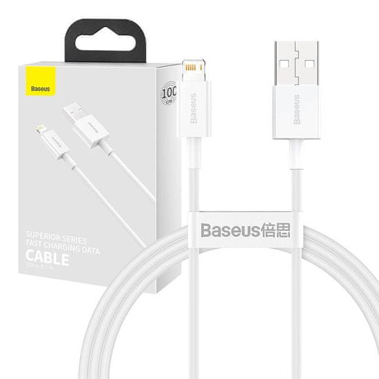 BASEUS Kabel Baseus Superior Series USB do Lightning, 2,4 A, 1 m (bel)