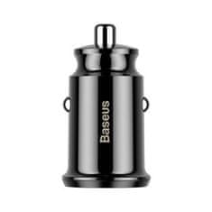 BASEUS Baseus Grain 2x USB 5V 3,1A polnilec za avto (črn)