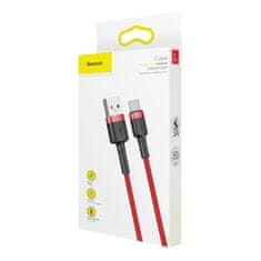 BASEUS Baseus Cafule USB-C kabel 2A 3 m (rdeč)