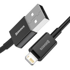 BASEUS Kabel Baseus Superior Series USB na iP 2,4A 2m (črn)