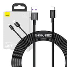 BASEUS Kabel Baseus Superior Series USB do USB-C, 66W, 2 m (črn)