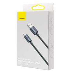 BASEUS Baseus Crystal Shine kabel USB-Lightning, 2,4 A, 2 m (črn)