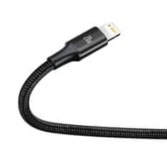 BASEUS Baseus Rapid Series 3-v-1 kabel USB-C za M+L+T 20W 1,5 m črn