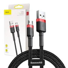 BASEUS Baseus Cafule Micro USB kabel 2A 3 m (črn+rdeč)